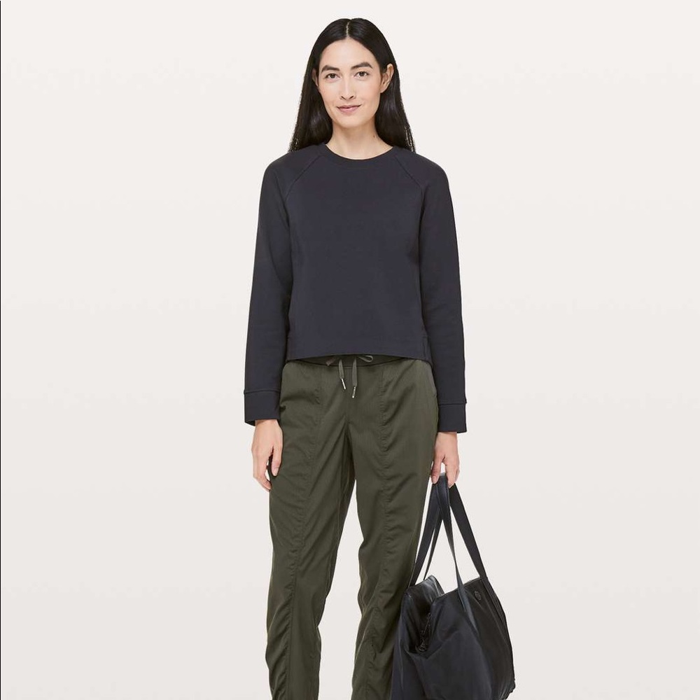 Lululemon On-Track Crew Black Size 10
